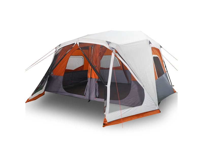  Tente de camping, tente familiale avec led 10 personnes libération rapide shl57915  - Conforama A