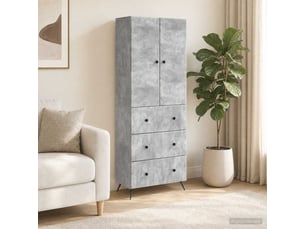 Armoire <strong></strong> <strong></strong> coloris gris largeur 66 cm