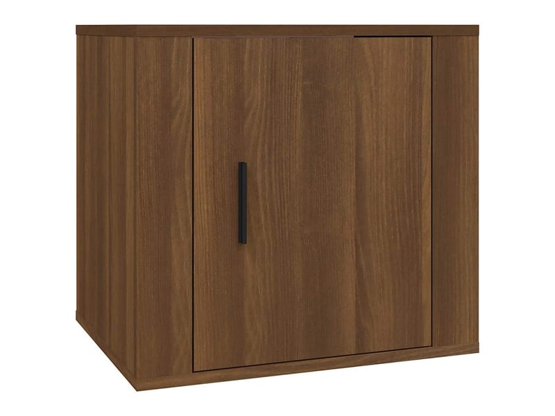  Lot de 2 table de chevet chanmbre, table d'appoint chêne marron 50x39x47 cm  - Conforama E