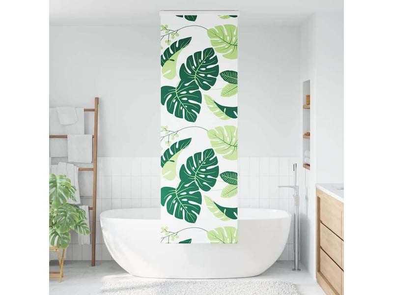  Store enrouleur de douche, store à rouleau avec cassette largeur du tissu 66 cm cf45144  - Conforama A