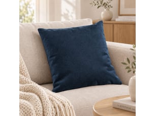 Coussin velours  - effet peau de pêche 45x45 cm