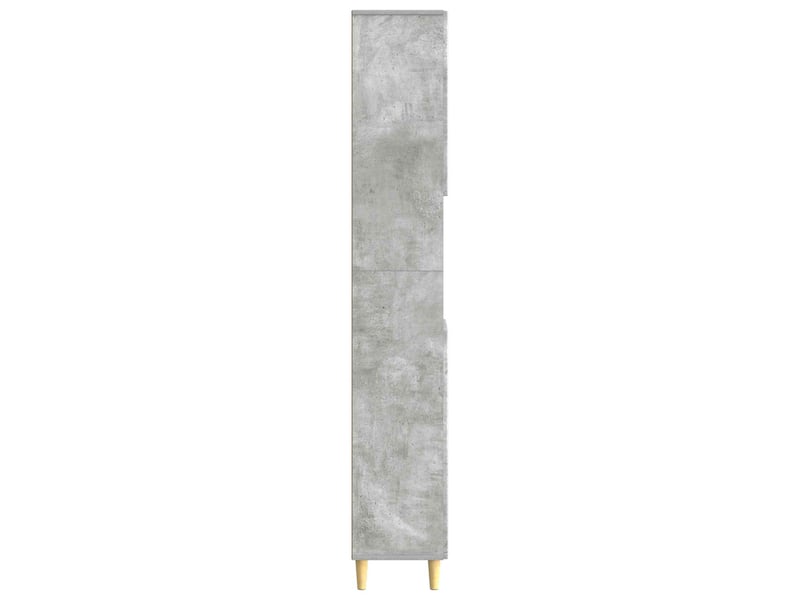 Colonne de salle de bain avec étagère ouverte arnhem gris béton - Conforama E