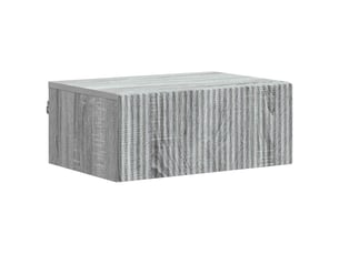 Table de chevet - cabinet de chevet - table de nuit mural sonoma gris 49 x 34,5 x 20 cm