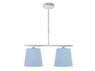Lampe enfant fabrilamp consciencia 2 lumières e14 celeste