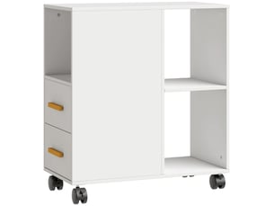 Bibliotheque coloris blanc <strong>MEULVA</strong> <strong></strong> - 60 cm x 65 cm