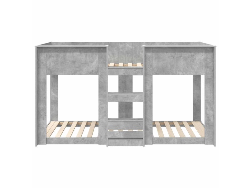  Lit superposé pour enfants - lit jeune gris béton 80 x 200 cm  - Conforama E