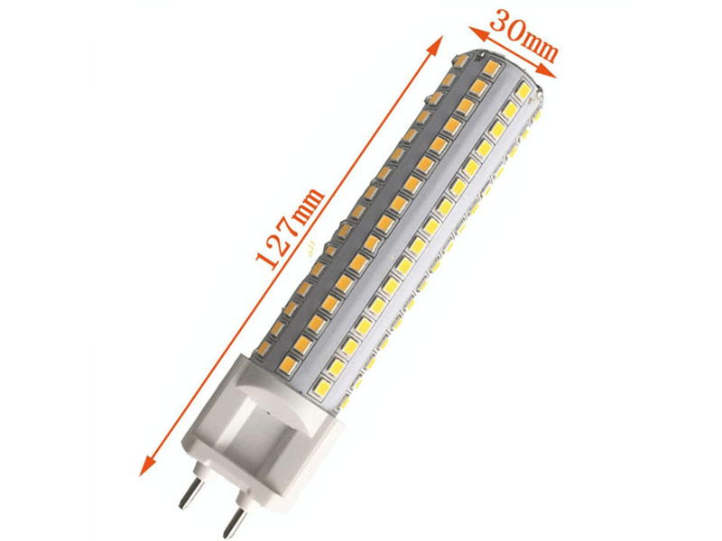  Ampoule led g12 15w blanc froid 6000k 2835 smd 85-265v lampe maïs 150w remplacement halogène 2-pack réutilisable  - Conforama B