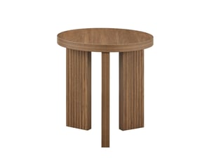 Table basse rond(e) coloris marron PANGIVO W3915P488078 - 44.5 cmx44.5 cm