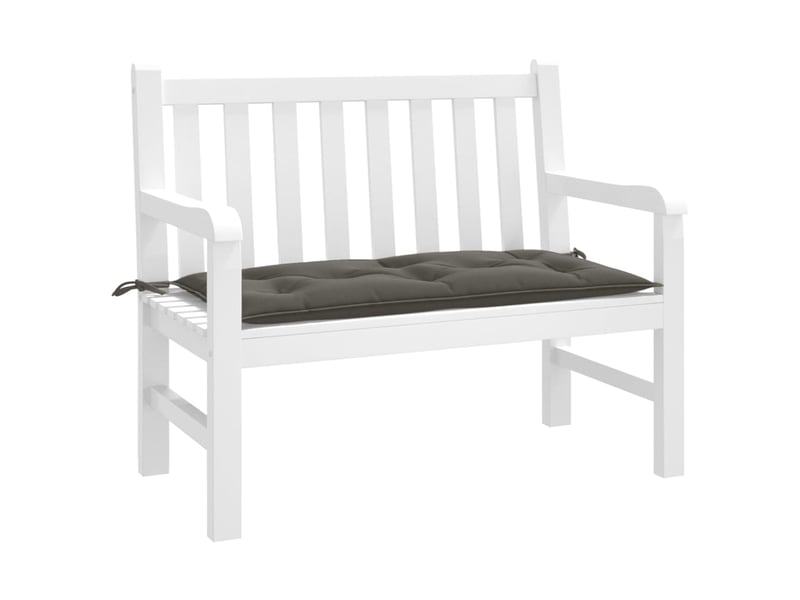  Coussin de banc de jardin, coussin d'assise gris foncé mélangé 100x50x7 cm tissu cf52737  - Conforama B