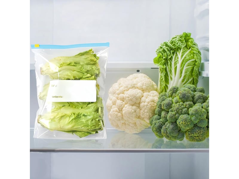  Lot de 40 sacs réutilisables pour la conservation et le scellage des aliments, adaptés au stockage des aliments (20*10cm)  - Conforama D