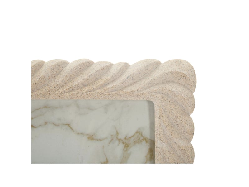  Cadre photo en résine nautica 15x20cm sable  - Conforama C