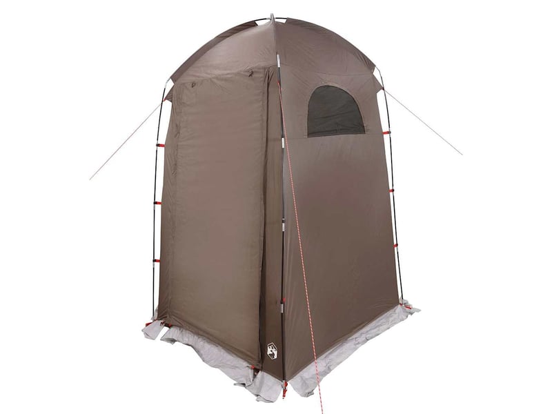 Tente de douche, cabine de douche marron imperméable shl43405 - Conforama E