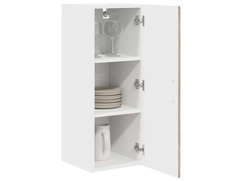  Meuble mural de cuisine | armoire de cuisine 2 pcs chêne sonoma shl843  - Conforama C