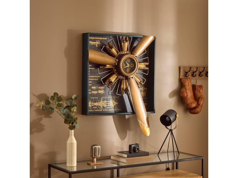  Horloge rudy 73x94,3cm doré RUDY - Conforama E