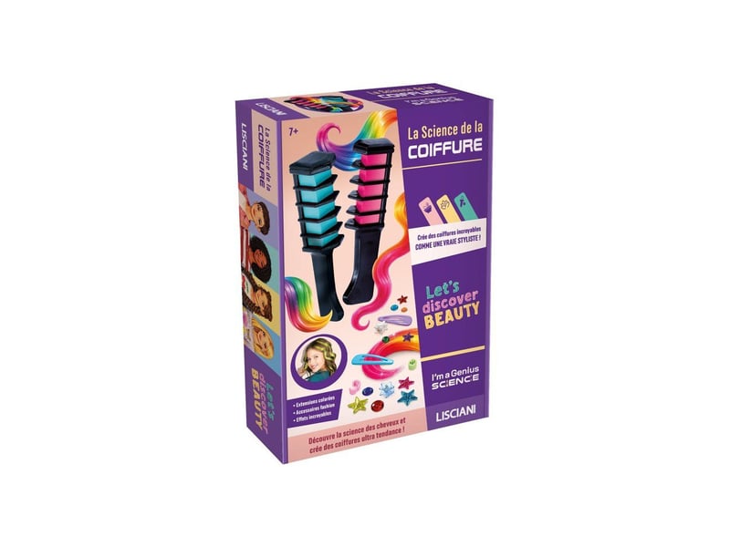  Ensemble coiffure creative science des coiffures 7 ans avec accessoires LIS8008324118700 - Conforama A
