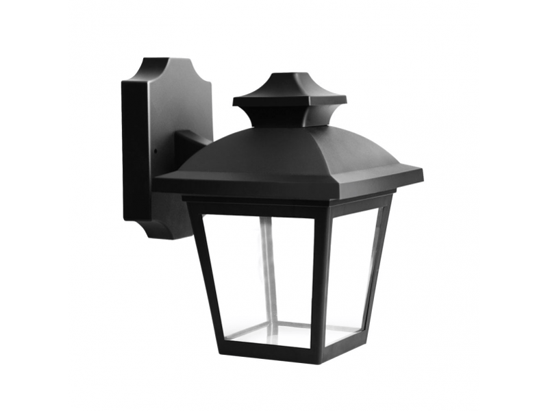  Applique extérieure classique fabrilamp maca noir, 1 x e27, ip44, 24,5 x 17 x 22,3 cm 126361009 - Conforama A