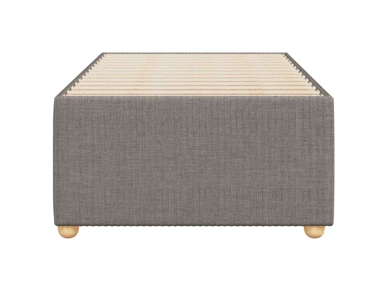  Lit adulte, lit simple, cadre de lit sans matelas taupe 90x190cm tissu cf16188  - Conforama D
