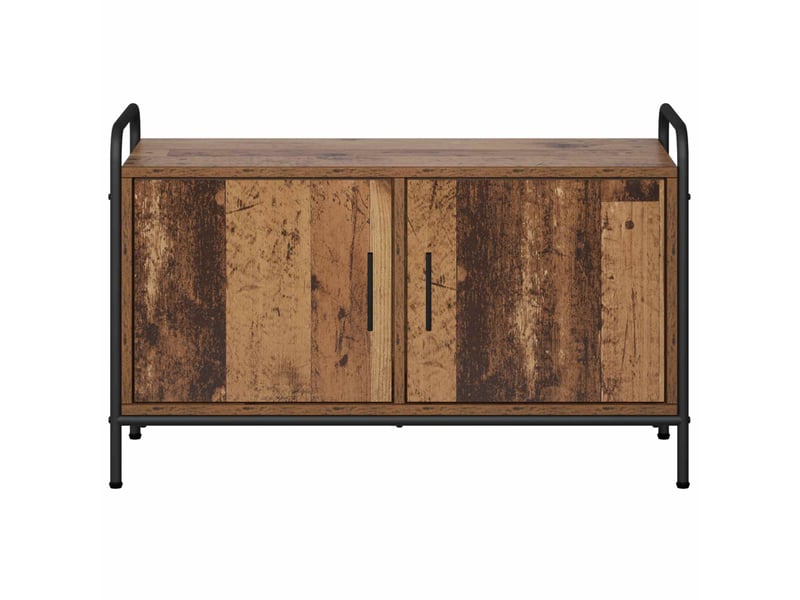  Meuble tv moderne, banc tv 79,5x33x50 cm bois ancien bois d'ingénierie  - Conforama D