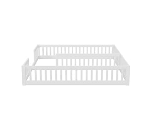 Lit simple 90x200 cm DZMDIP coloris blanc