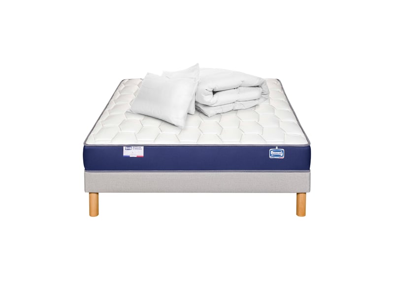  Matelas + sommier Ressorts 160x200 cm  - Conforama A