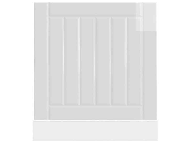  Panneau de lave-vaisselle blanc brillant bois ingénierie shl2153  - Conforama D