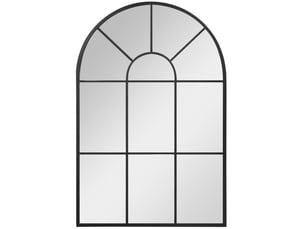 Miroir de salle de bain coloris noir <strong>VIVRYN</strong> <strong></strong> - 91 cm x 60 cm