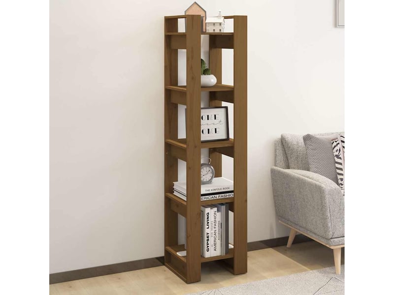 Bibliothèque, séparateur de pièce marron miel 41x35x160 cm pin  - Conforama B