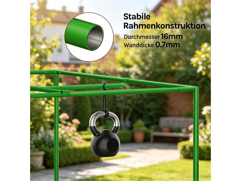  Mini-serre intérieure 80x80x180 cm – noir et vert – 5 aérations réglables et revêtement réfléchissant  - Conforama E