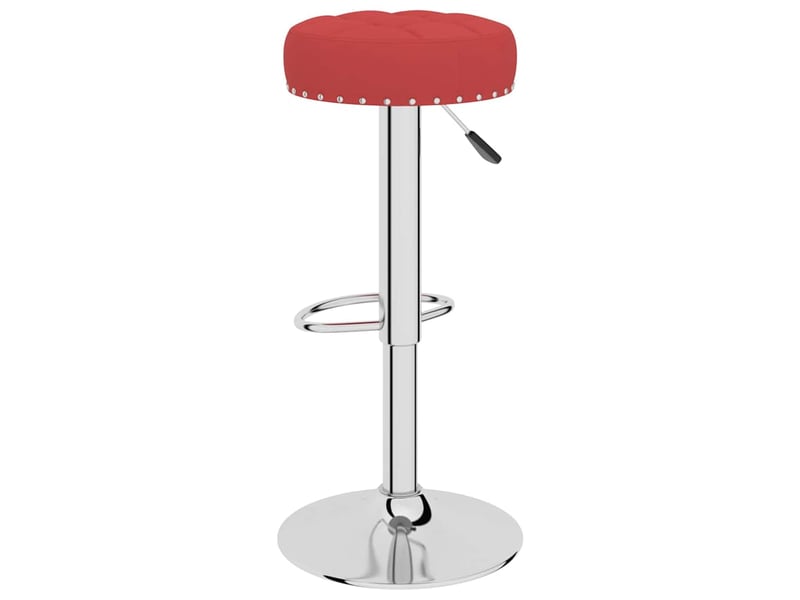  Lot de 2 tabouret de bar, chaise de bar rouge bordeaux tissu shl6747  - Conforama E