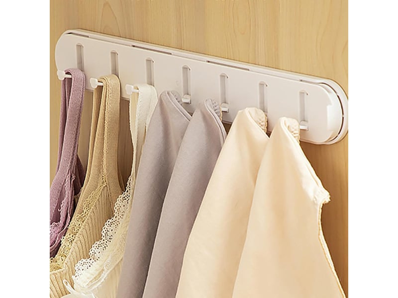  Crochet d'armoire coulissante - d'extension pour armoire extensible, de cintre pour armoire extensible adhésif portan, blanc  - Conforama D