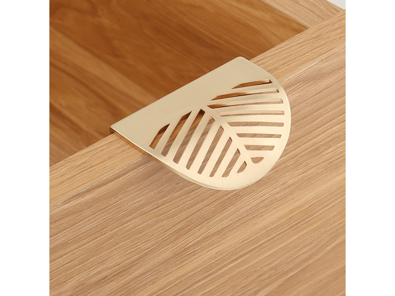  Poignée de porte coulissante - poignée pour meuble - alliage de zinc - 4 pièces - 60 mm - or  - Conforama D