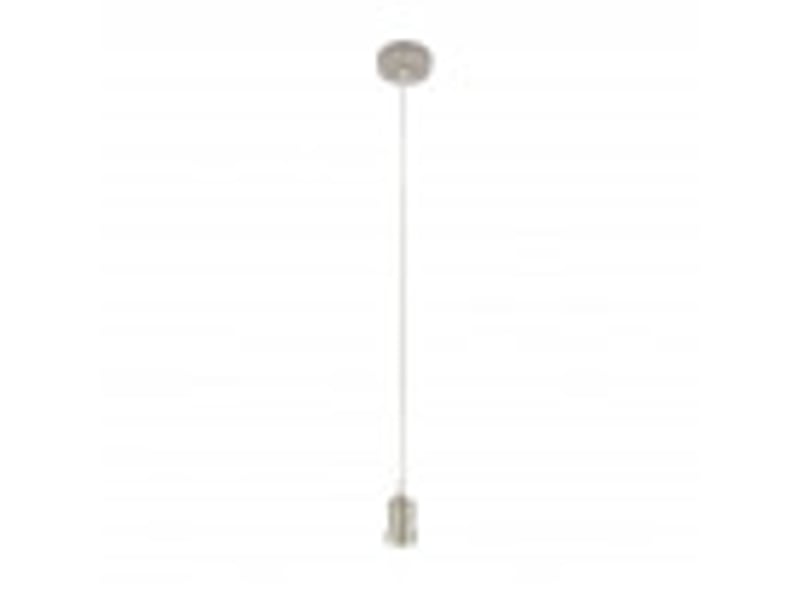  Armature de suspension fabrilamp puja nickel 1 x e27 réglable 22-85 cm 10x10 cm 201191C03 - Conforama B