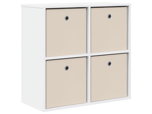 Buffet - bahut - meuble de rangement blanc 68,5 x 32 x 67 cm