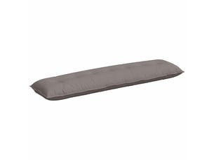 Coussin de dos, coussin de dossier taupe 200 x 19 x 50 cm tissu cf55026