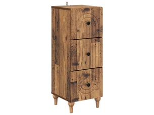 Armoire de rangement bureau, armoire à tiroirs 33 x 34.5 x 90 cm bois d'ingénierie shl5613