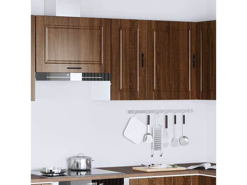  Armoire murale de cuisine porto chêne marron bois d'ingénierie shl7548  - Conforama C