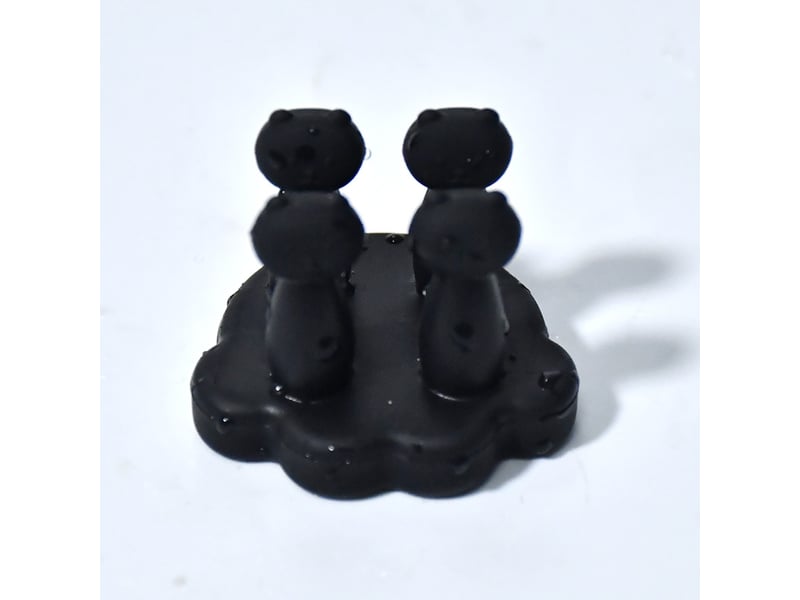 4 pièces crochets en silicone pour porte murale clip de câble adhésif 3d pour clé auto-adhésif étanche pour câble organisateur de clés, noir - Conforama E