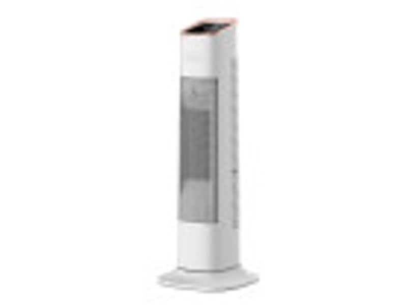  Chauffage soufflant céramique fabrilamp vertical 2000 w blanc et doré 62 x 23,5 x 23,5 cm 198322075 - Conforama B