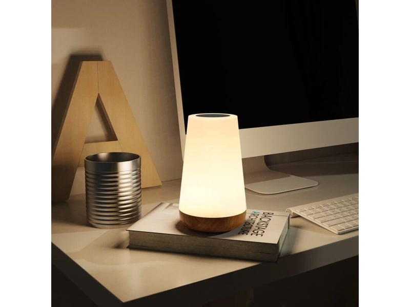  Veilleuse led tactile et télécommande, rechargeable avec luminosité réglable pour chambre – rw  - Conforama D