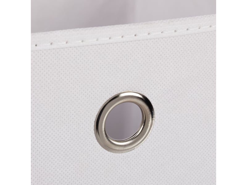  Lot de 2 boîtes de rangement pliables pratiques 30 x 30 x 30 cm en tissu gris 13_0006425  - Conforama D