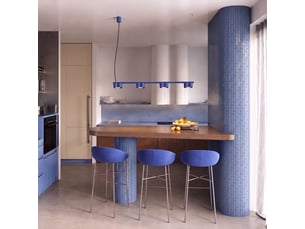 Lustre ovio 4 outremer gx53 aluminium moderne 208x122x12cm