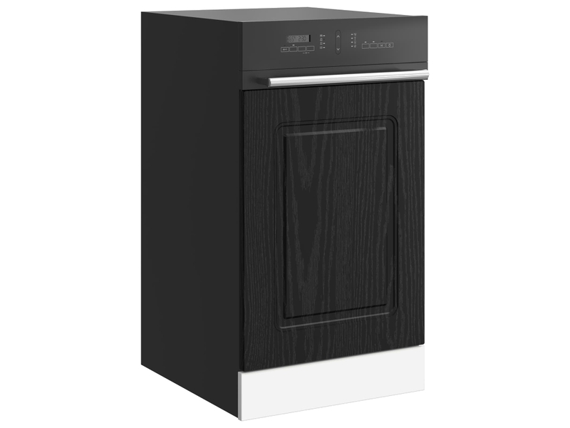  Panneau de lave-vaisselle kalmar chêne noir 45x1,5x57cm  - Conforama C