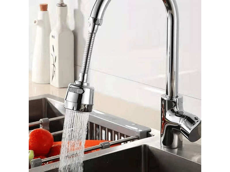 Aérateur de robinet, tête de bec de robinet rotative à 360°, 2 modes, convient pour la cuisine et la salle de bain, 2 pièces (étendu) - Conforama D