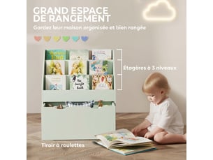 Etagère 62.5 cm coloris vert