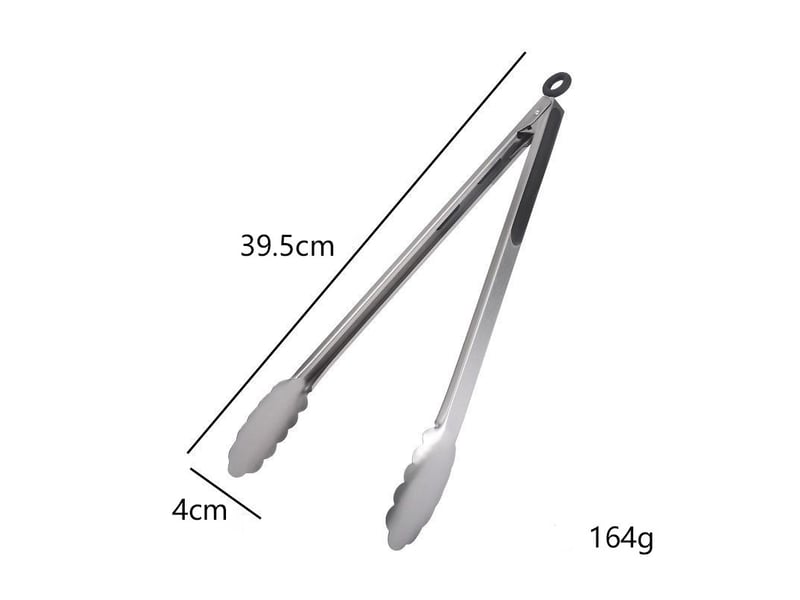  Pince à barbecue  acier inoxydable longueur  39.5 cm  - Conforama B