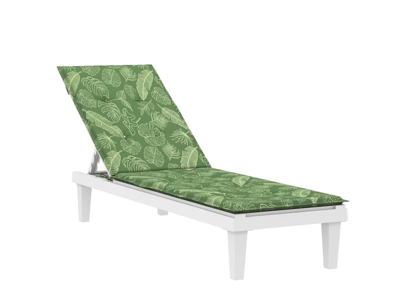  Coussin de chaise longue motif de feuilles tissu oxford cf32485  - Conforama C