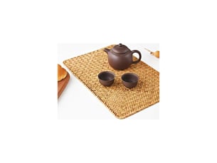 Ineasicer – lot de 6 sets de table en jonc de mer 45 x 30 cm – rectangulaires, antidérapants et résistants à la chaleur – pour dîners élégants