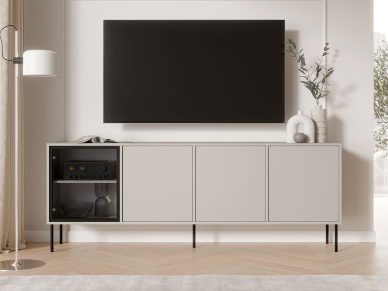  Buffet merevai 102, le nombre de portes: 4, stratifié, 75x201x40cm  - Conforama B