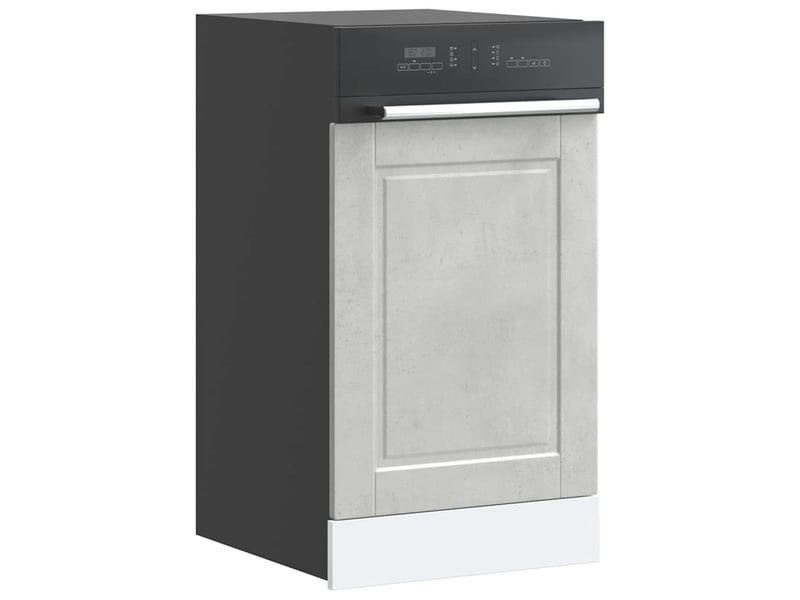  Panneau de lave-vaisselle gris béton 45x1,5x57cm  - Conforama B