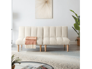 Banquette lit convertible couchage Occasionnel <strong>OKWISH</strong> <strong></strong> beige